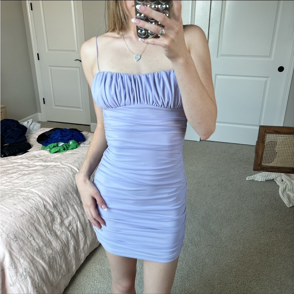 Princess Polly size 2, lavender mini dress